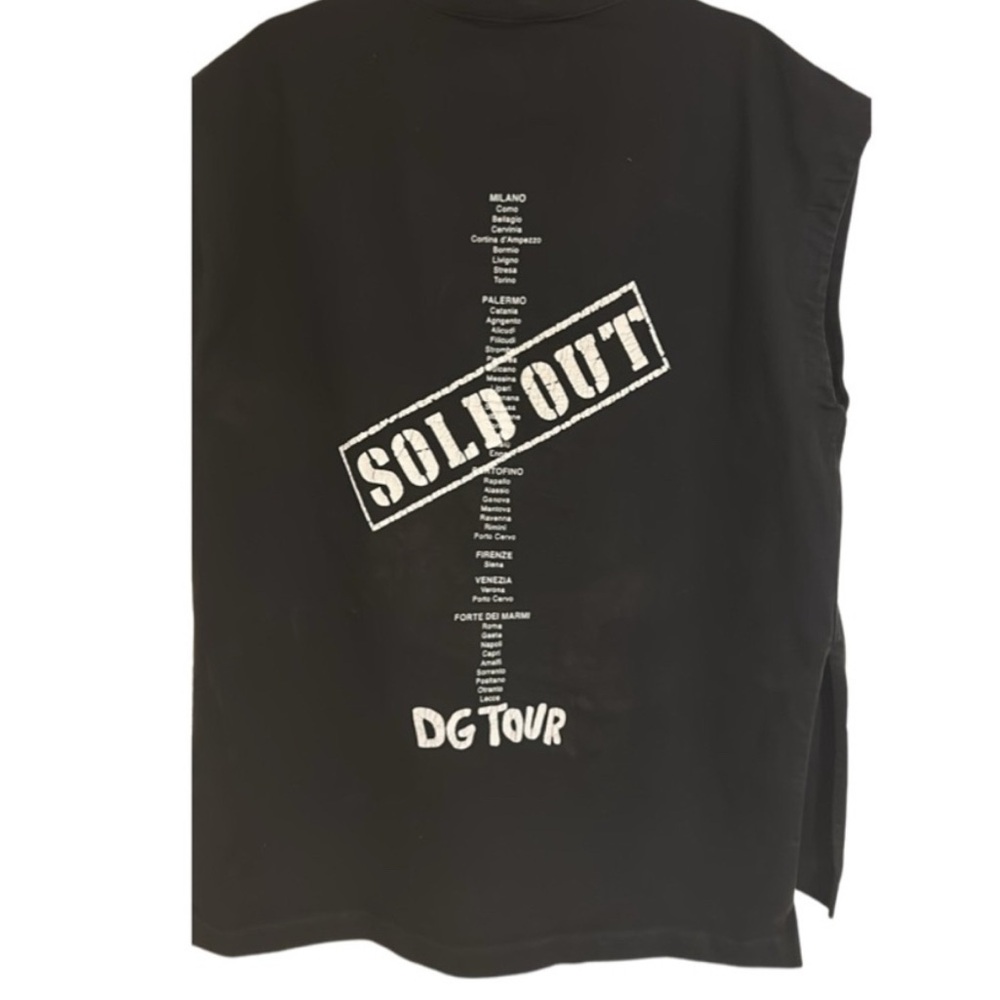 Dolce & Gabbana Oversized Sleeveless Shirt Unisex